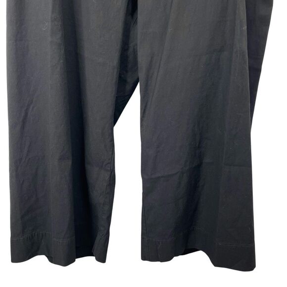 NEW Anthropologie Maeve The Colette Ponte Crop Wide-Leg Pants Size 24W black - Picture 8 of 13